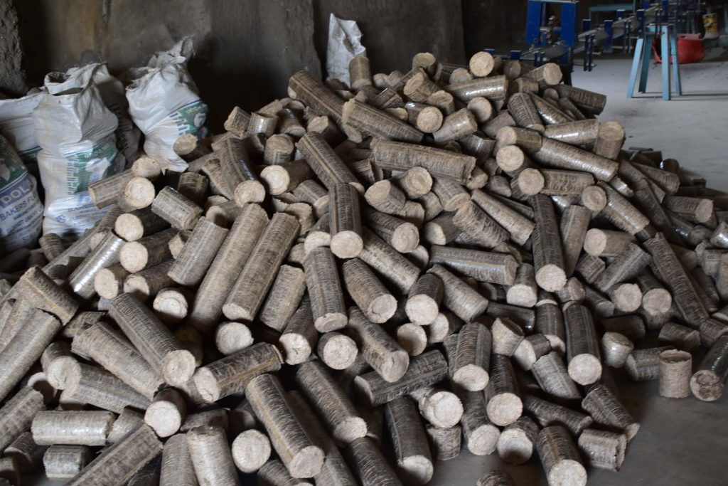 Types of briquettes-sugarcane bagasse